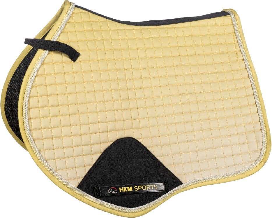 HKM Essentials Ombre Saddle Cloth Light Yellow/Yellow Pony Gp