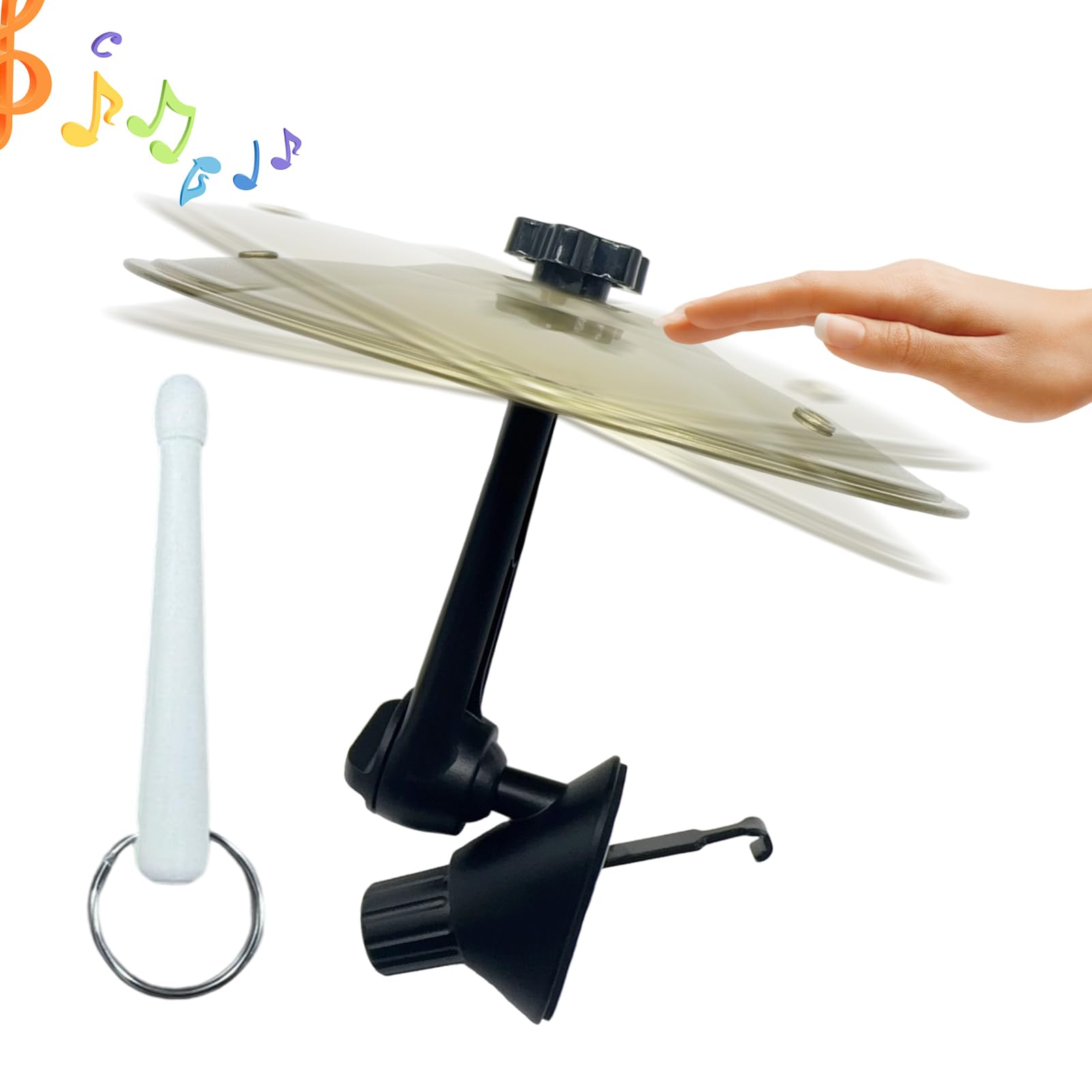 Auto-Trommel – lustiges Auto-Entlüftungs-Trommel-Percussion-Instrument, dekoratives Auto-Innenzubehör für Musik-Fan, Schlagzeuger, Männer, Unterhaltung, Entspannung, Stau, Reisen