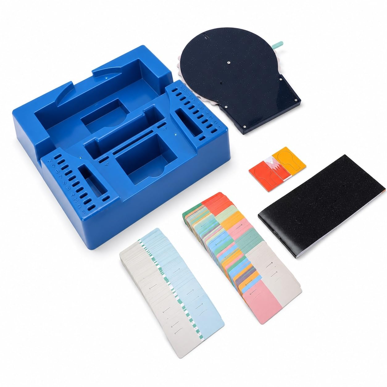 Elprico Juego de Mesa de Longitud de Onda, Juego de Cartas Telepático para Fiestas, Más de 400 Pares de Palabras, Tiempo de de 15 a 30 Minutos, Entretenimiento Social Estratégico con Dial Giratorio,