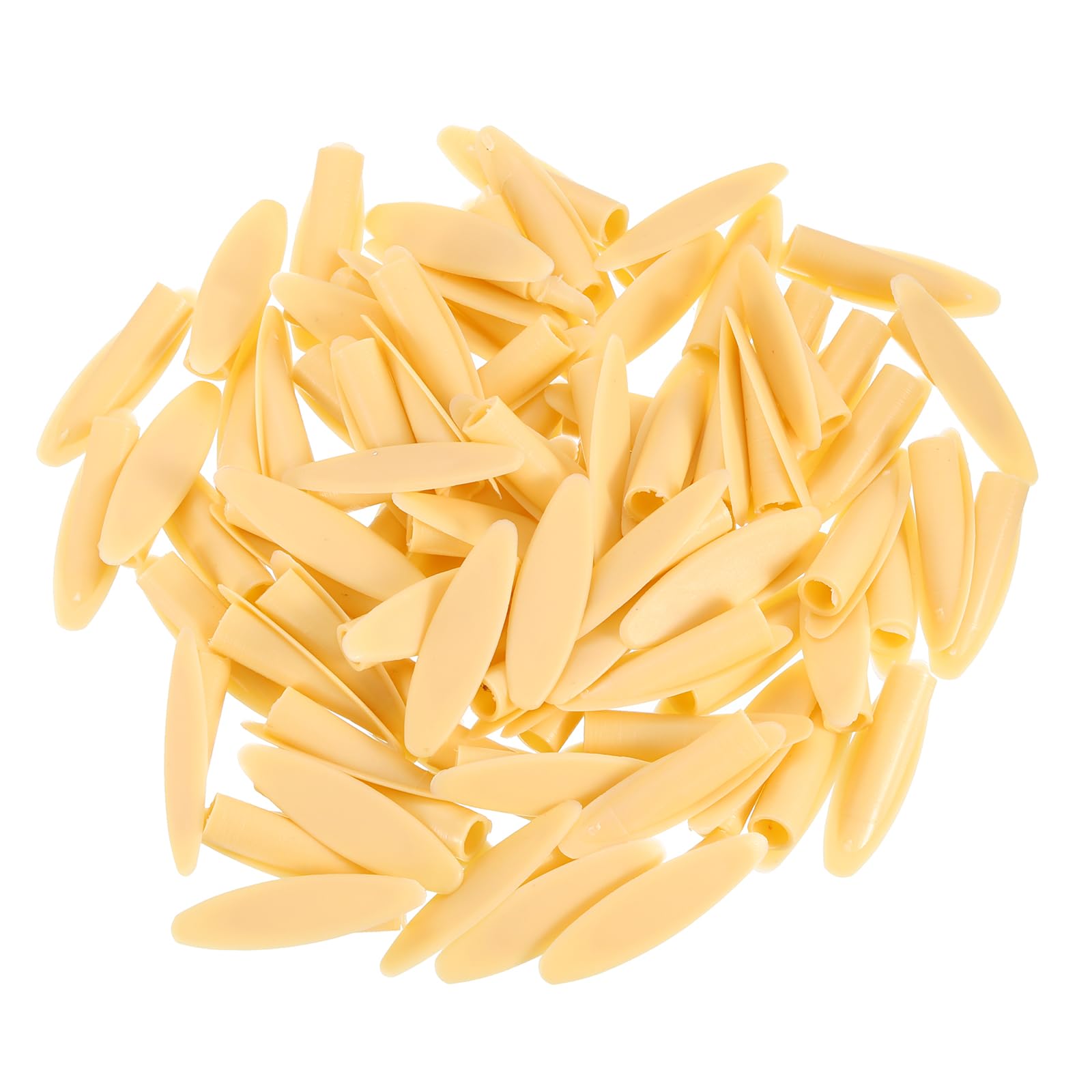 uxcell 120Pcs Plastic Pocket Hole Plugs, 9mm Slant Hole Caps for Pocket Hole Jig Wood Working Tool Accessories, Beige