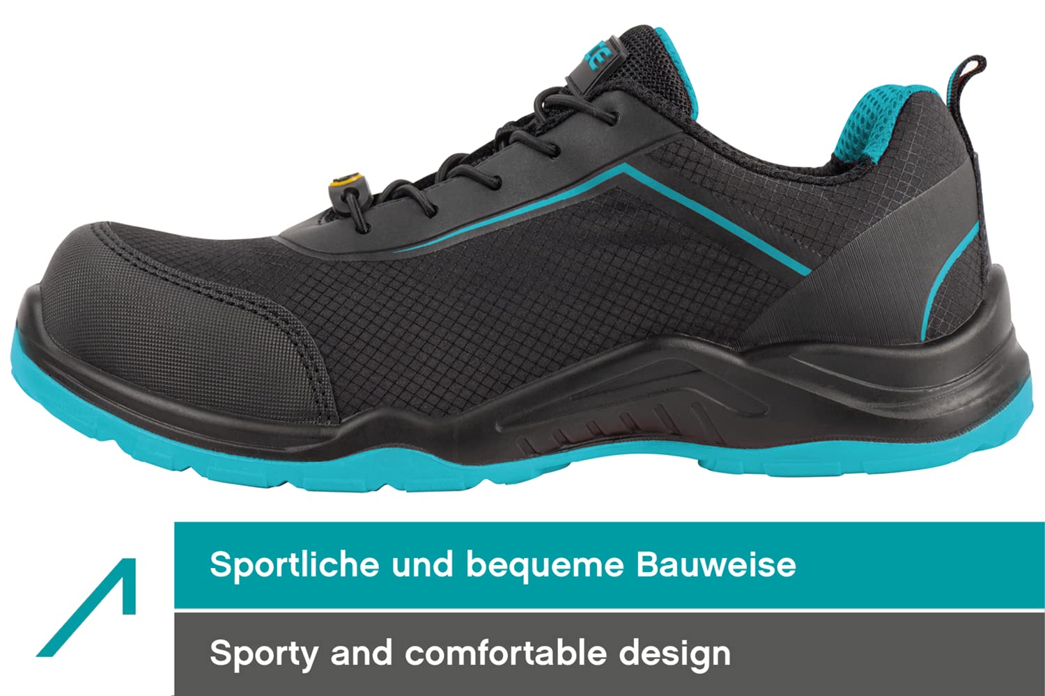 ACE Sapphire S1-P-Arbeitsschuh - Sicherheitsschuh mit Zehenkappe für Damen & Herren - super leicht