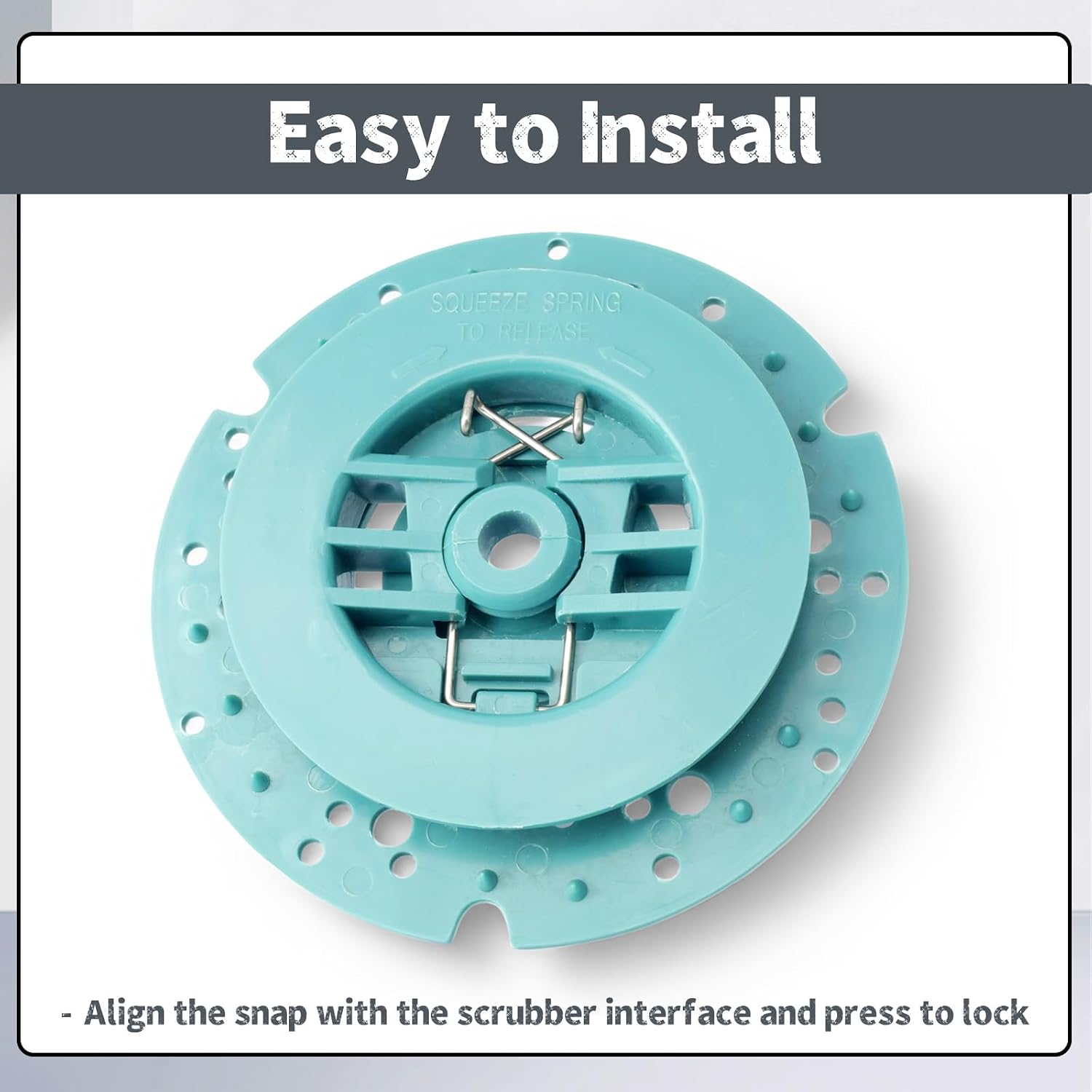 370095 Pad Retainer Compatible with Tennant T5 5680 5700 7200 7100 8300 Floor Scrubber Accessories, Cleaning Equipment Replacement Part