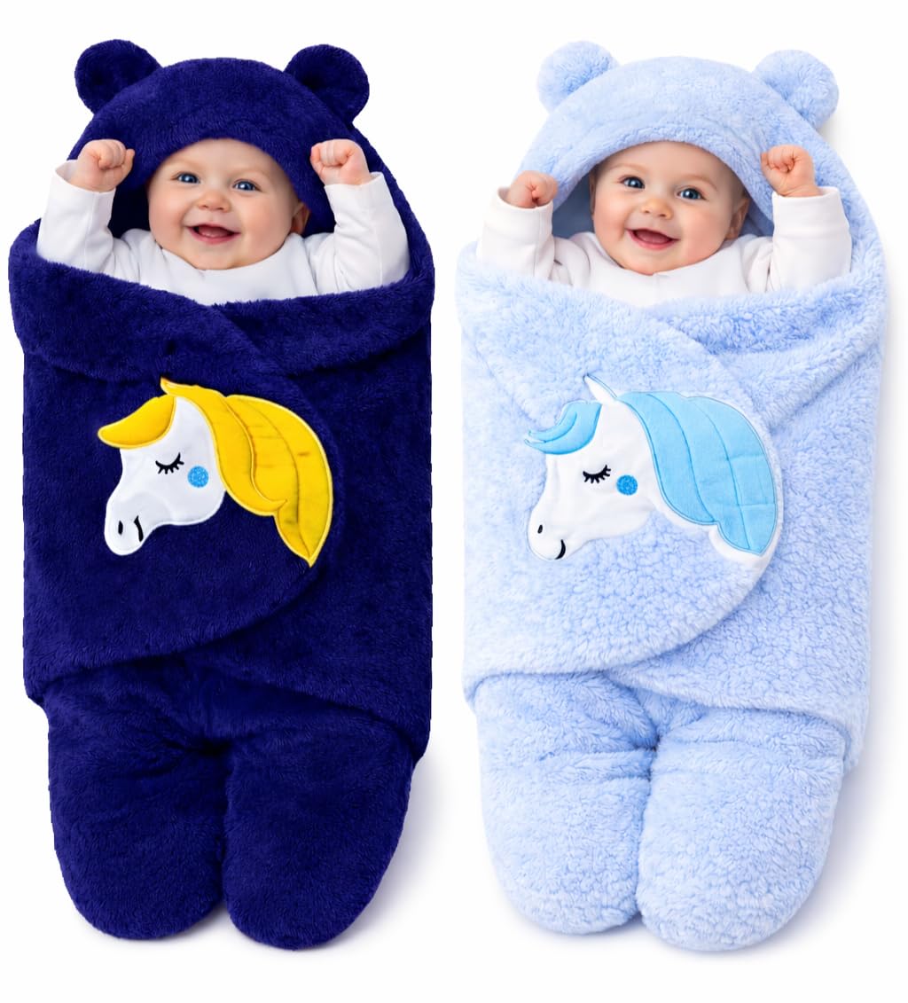 First Kick Baby Blanket Combo Gift Pack - Newborn Swaddle -18