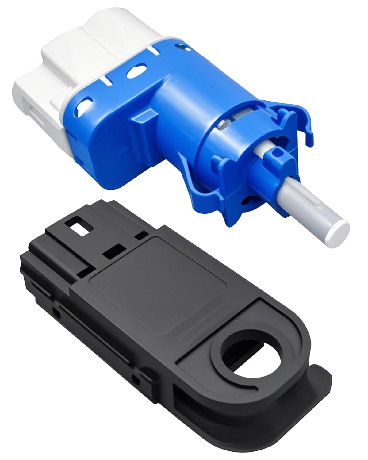 ULZOZN 2Pin Brake Light Switch Kit＆4 Male Blade Type Terminal Fit for Ford F-150 2004-2008 Expedition Lincoln Navigato Mark LT 2006-2008 Replace 4L3Z-