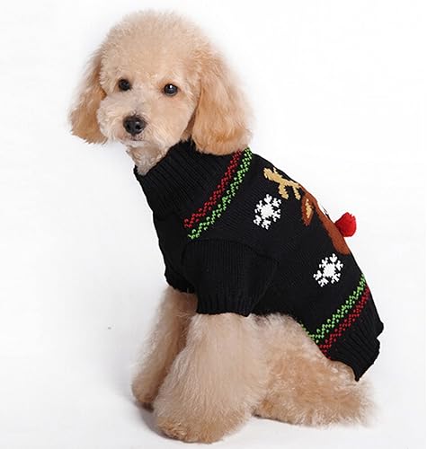 Miniatura 9 de AXIIJGL Suéteres de Navidad para perros, suéteres de punto para perros pequeños, suéteres de punto para mascotas, días festivos, ropa de invierno,