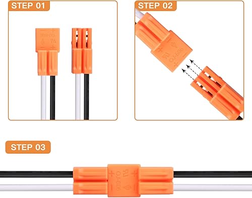 Miniatura 6 de Helunsi Adaptador de enchufe E26, paquete de 6 bombillas de enchufe de coleta, rosca en enchufe de luz macho, adaptador de enchufe de luz empotrable