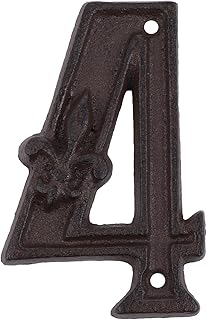 DOITOOL Cast Ironmetaldigital Outdoor Sign Office Signs Gate Outdoor Apartments Numbers House Address Number Cast Iron House Number Cast Iron Number Door House Numbers Home Address Number