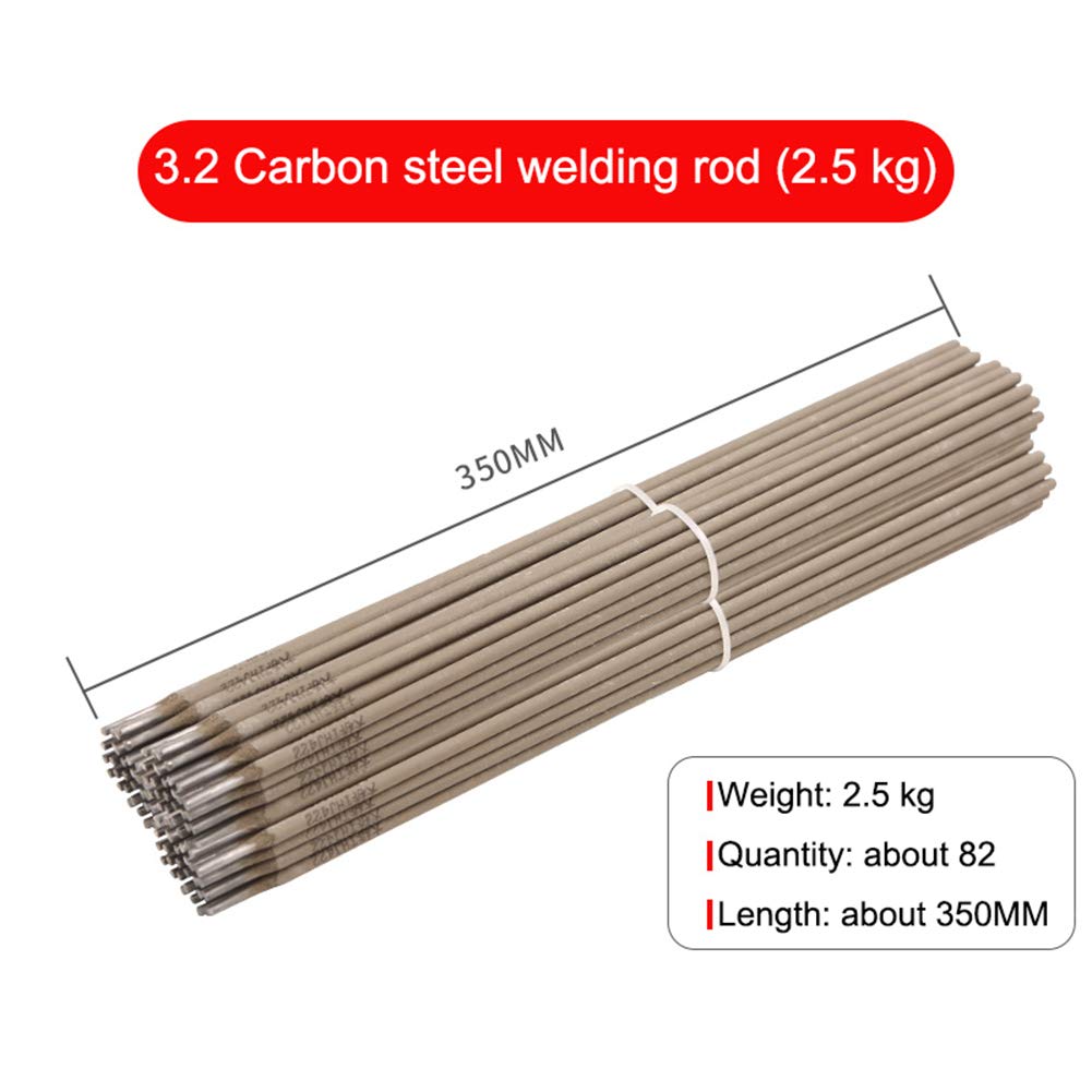 Electrodos De Soldadura, Electrodo De Acero Al Carbono J422Ø3.2, Arco Estable Escoria Fácil De Eliminar Soldadura Fuerte para Soldar,2.5kg