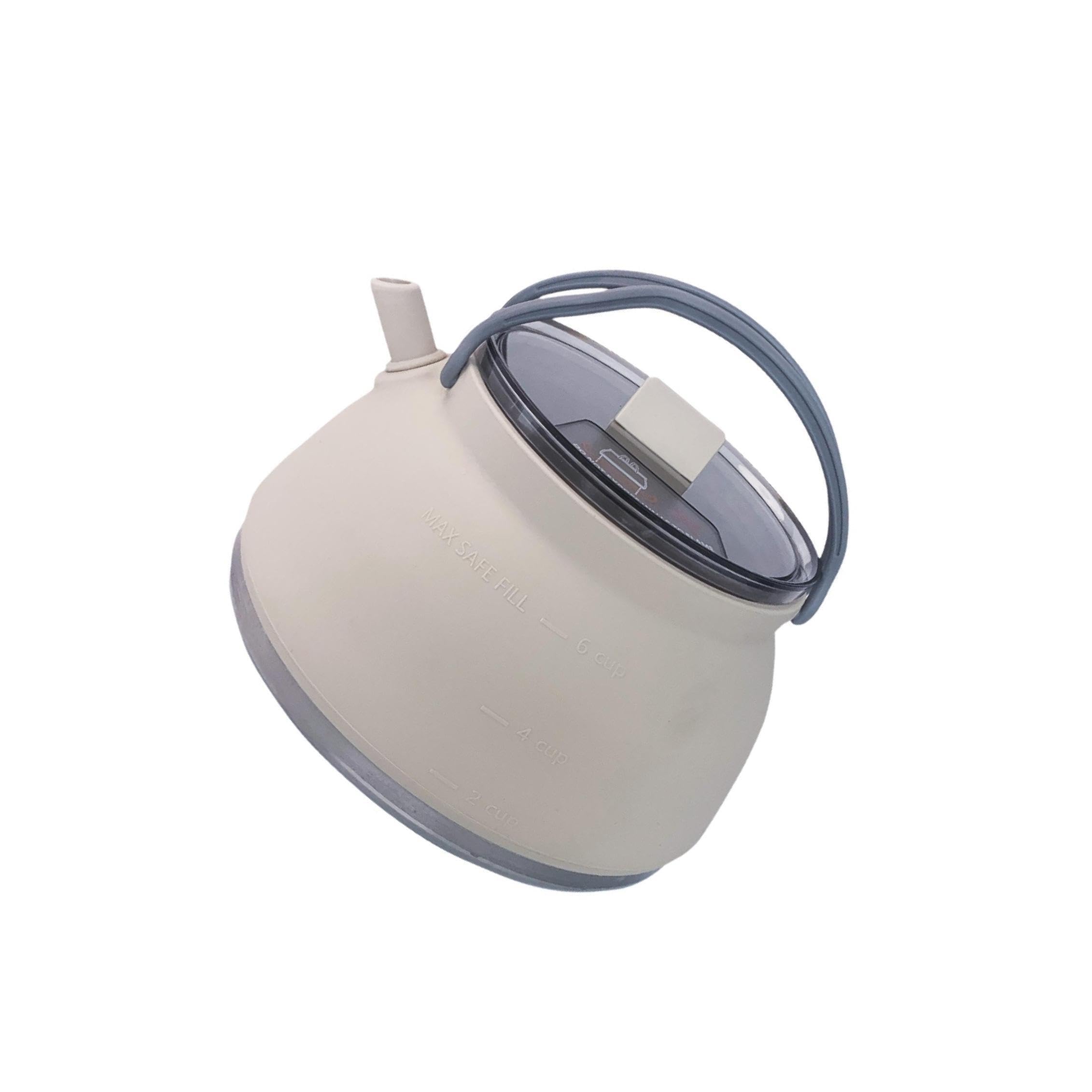 Bollitore pieghevole premium Bollitore, Cachi chiaro, 18.2x10.5 cm | Caratteristiche Leggero Portatile Eccellente per il divertimento all'aperto da viaggio all'aperto da campeggio Caffettiera