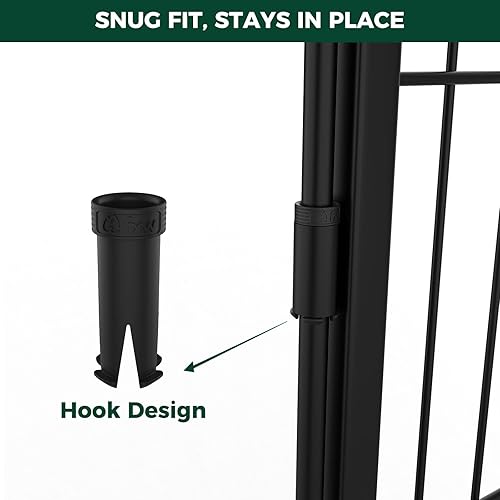 Miniatura 7 de FXW Rollick Dog Playpen 32" H 8 paneles y tubo silenciador