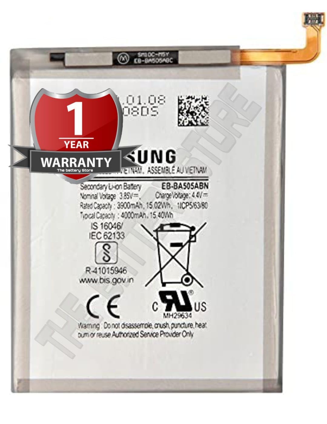 Original EBBA505ABU Battery for Samsung Galaxy A50 A505F A30s A30 A20 (BA505ABU) Battery with 1