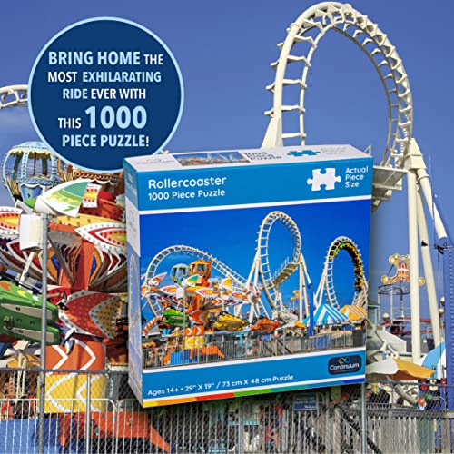 Continuum Games CG0378 Roller Coaster 1000 Piece Jigsaw Puzzle thumb #1