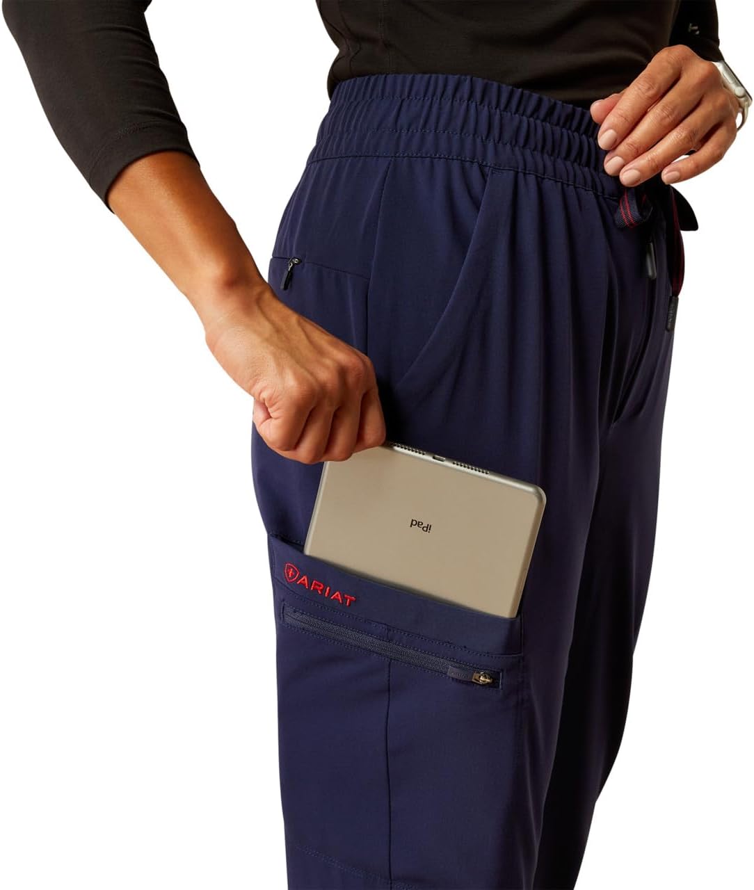 Ariat Womens Blackwell Cargo Stretch Jogger Scrub Pant - Image 5