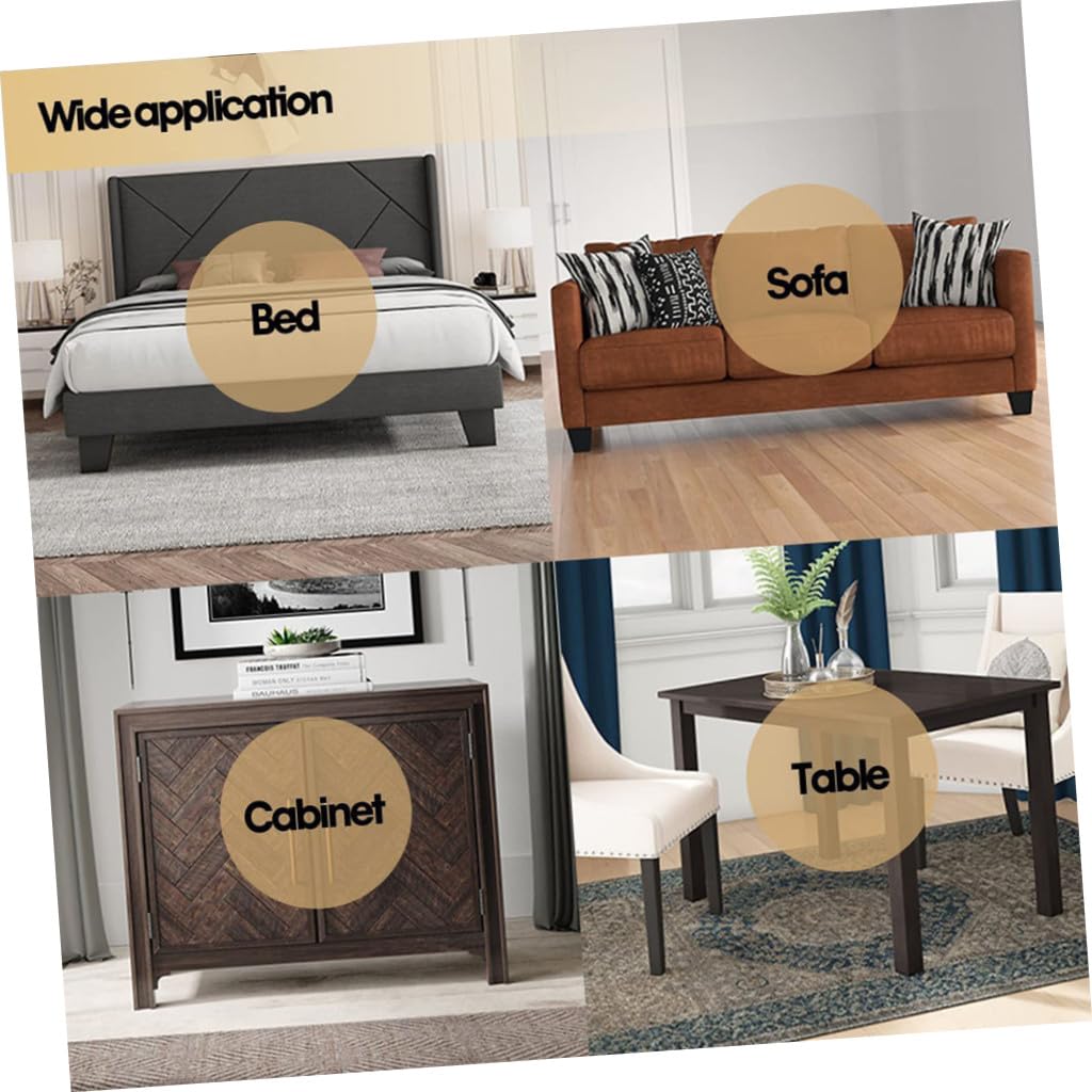 GALPADA Elevadores de Cama y Sofá 15 Cm Bloques Trapezoidales de PP Antideslizantes para Patas de Muebles Resistentes Uso Hogar Oficina Pack 4 Piezas