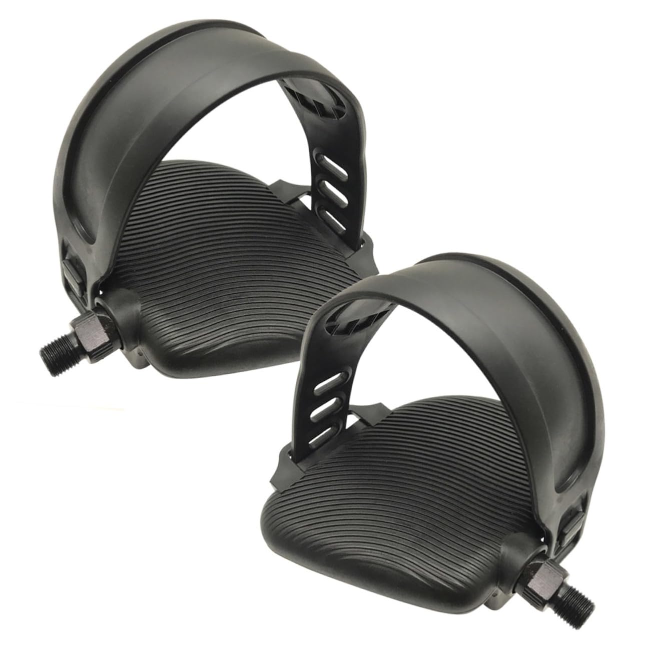 POPETPOP Pedales de Bicicleta Multiusos, Accesorio para Pedales de Bicicleta de Carretera Correas Ajustables y Fáciles de Instalar, Adecuado para Ciclismo en Exteriores