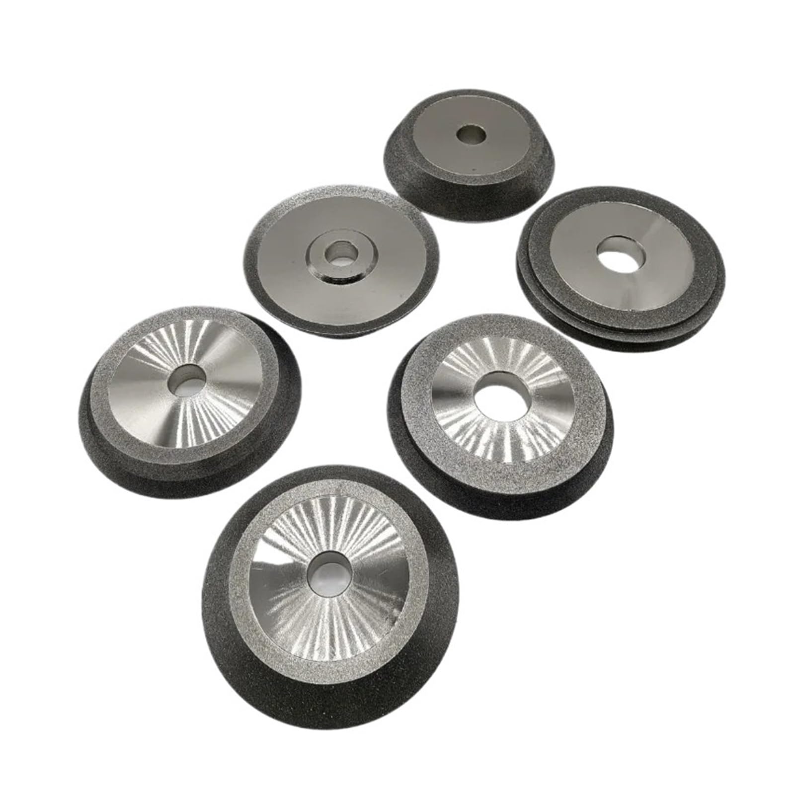 Muela abrasiva CBN de 3 pulgadas, mandril de 1/2'', 20G-CBN230 CBN for acero de alta velocidad, SDC for acero de tungsteno(X3-CBN230)