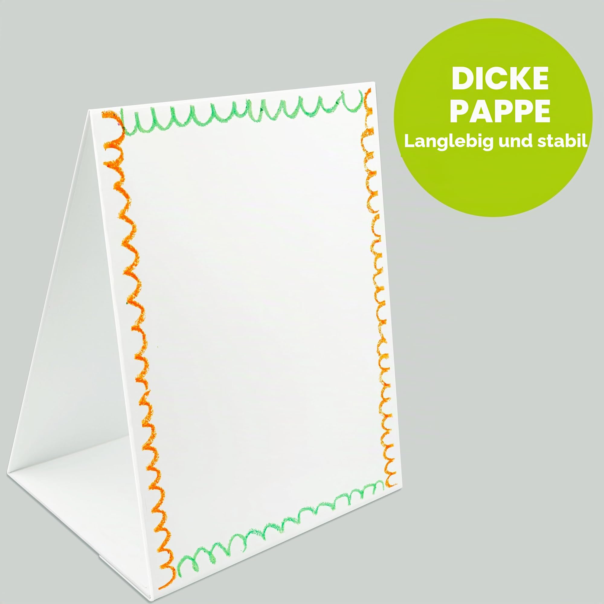 Magnetische Tisch-Desktop-Staffelei/Whiteboard mit 8 trocken abwischbaren Markern als Bonus. Doppelseitig und selbststehend (32 x 41 cm);