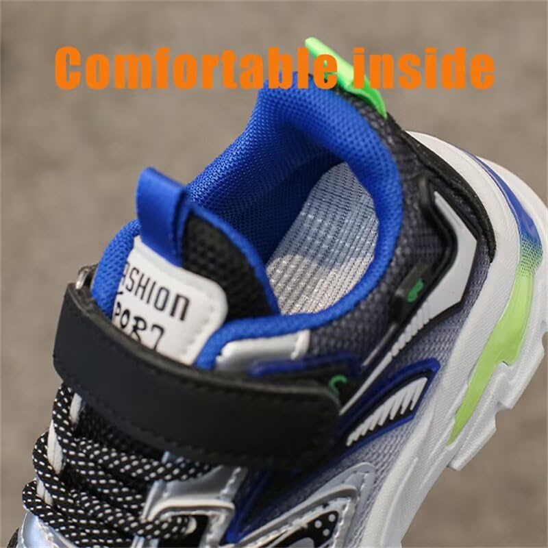 Kid Boys Girls Non Slip Fashion Sport Shoes for Running Walking Cycling Exercise School 6