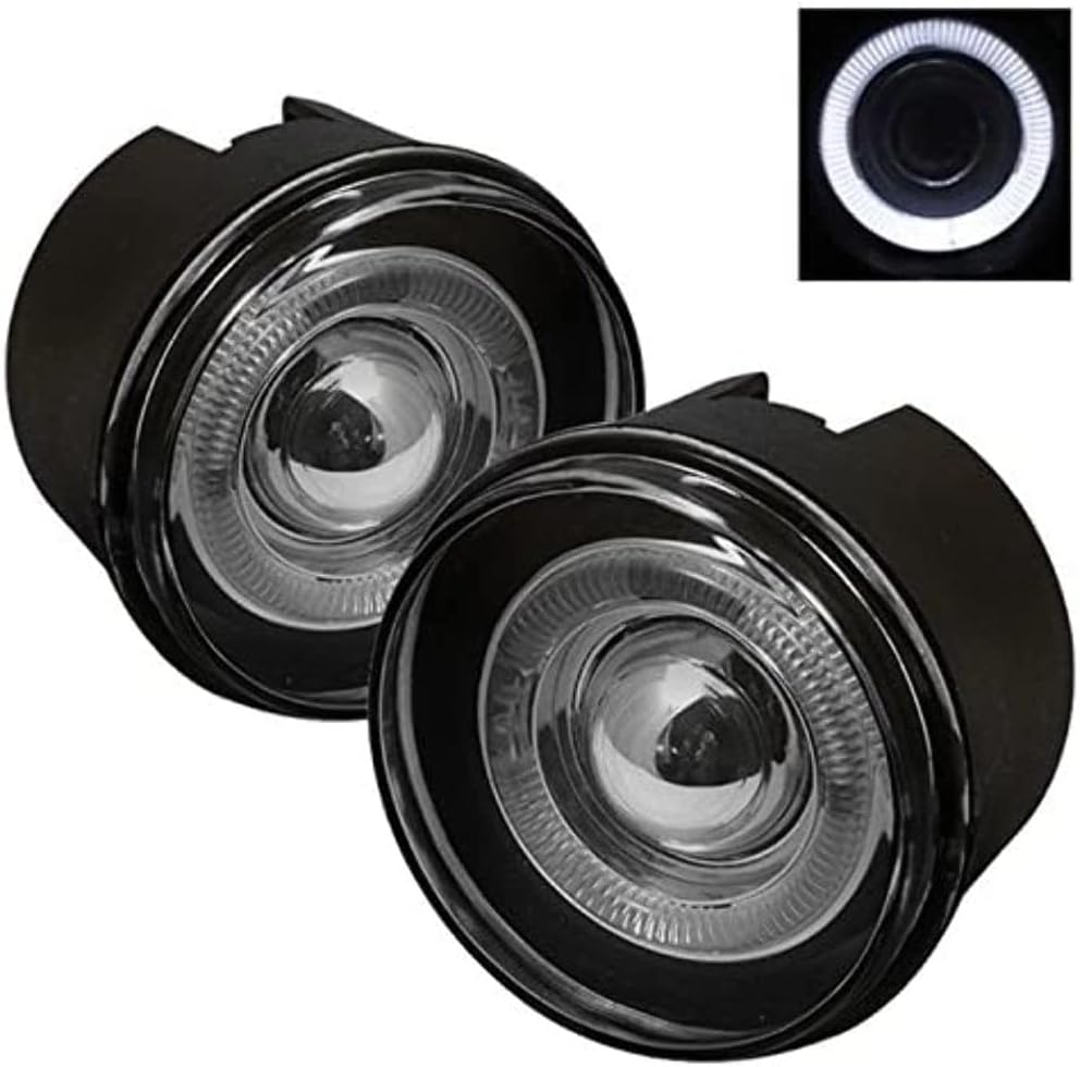 Spyder Auto 5021489 Projector Halo Style Fog Lights Black/Smoke