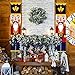 AMOR PRESENT Nutcracker Banner, 72 x 12.5 inch Life Size Nutcracker Porch Sign for Indoor Outdoor Yard Garden Christmas Party Decoration