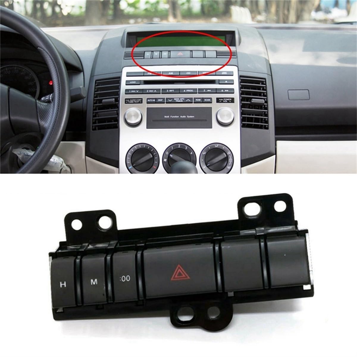 Armaturenbrett Warnblinkschalter für Mazda 5 (2006 2010) OEM Nummer