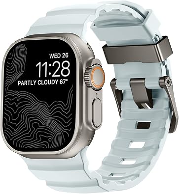 VeveXiao Luxury Designer Rugged Bands Compatible with Apple Watch Ultra 2 Band 49mm 46mm 45mm 44mm,Sport Soft Silicone Waterproof Strap for iWatch Ultra Series 10 9 8 7 6 5 4 SE Men Women