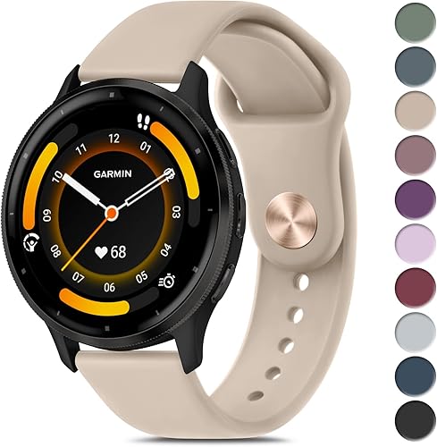 Meliya Correas compatibles con Garmin Vivoactive 4 Watch, Garmin Venu 3  Venu 2 Watch Band para mujeres y hombres, correa de repuesto deportiva de