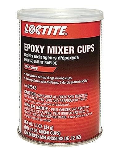 Loctite 494151 Taza mezcladora epoxi de curado rápido, taza mezcladora de 0.14 oz