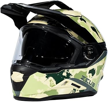 ZEUS ZS-913 B6F Motosiklet Kaskı Kapalı Kask Yellow Green S