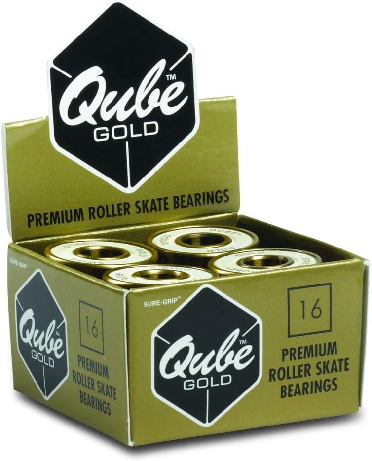 Sure-Grip QUBE Gold Swiss Bearings - 8mm Boxed