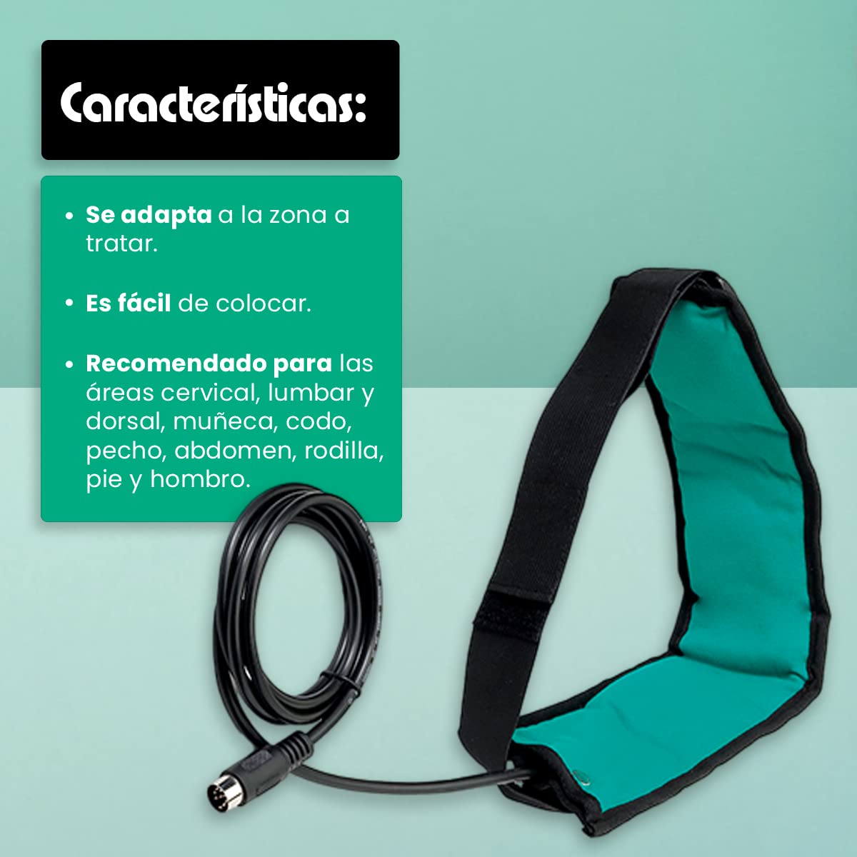 IACER I-TECH Faja terapéutica con 3 solenoides