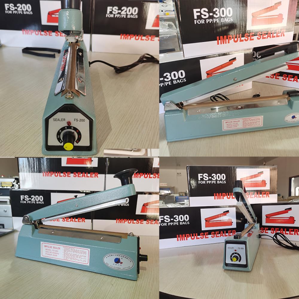 HAZARA Selladora de sobremesa manual Easy Seal Pequeña selladora comercial de alimentos para hostelería-FS-300
