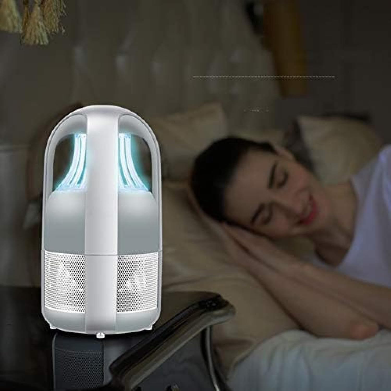 Led Inteligente Asesino De Moscas USB Inhalación Asesino De Mosquitos UV Onda De Luz Violeta Operación Silenciosa Sin Radiación Y Sin Toxicidad