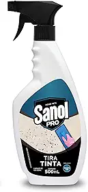 Sanol Pró Tira Tinta E Cera 500Ml Azul