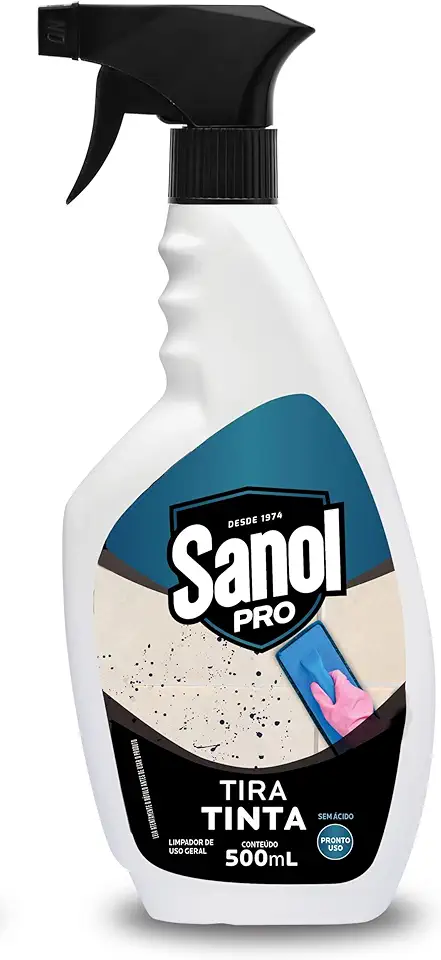 Sanol Pró Tira Tinta E Cera 500Ml Azul