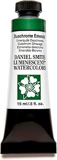 Daniel Smith Extra Fine Watercolor Paint, 15ml Tube, Duochrome Emerald, 284640042, 0.5 Fl Oz (Pack of 1)