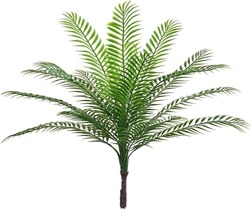 Happyyami Decoración para el hogar, oficina, hojas artificiales, tallos de ramas de plantas verdes, vegetación artificial de granja, crisalidocarpo