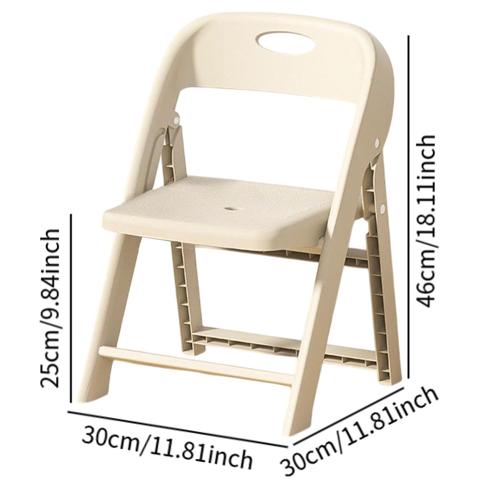 Silla Infantil Apilable para La Escuela, Mobiliario Escolar de Calidad, Ligero Y Plegable para El Hogar, Interiores, Blanco, Individual