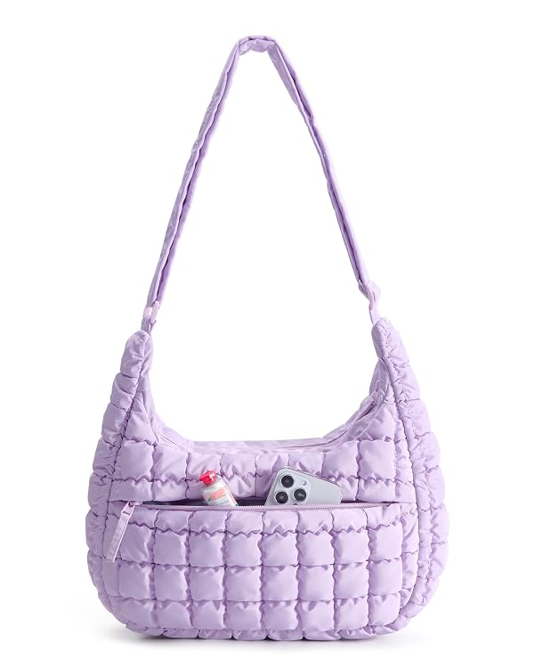 BAGSMART Quilted Crossbody Bags for Women, Travel Purses Hobo Shoulder Bag by BAGSMART - Used condition - US$18.18