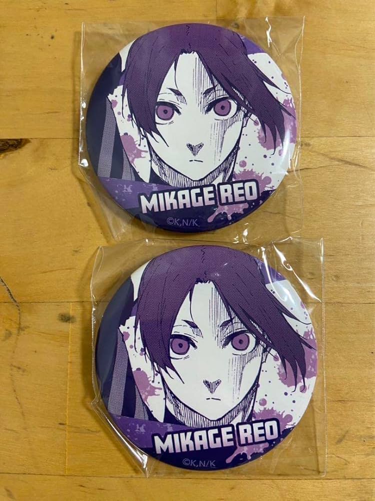 Amazon | ブルーロック 御影 玲王 缶バッジx2 セット 原作絵柄