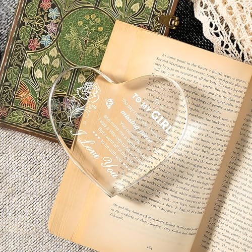 Heart Shaped "I Love You" Acrylic Plaque - Romantic Gift for Her - Image 6