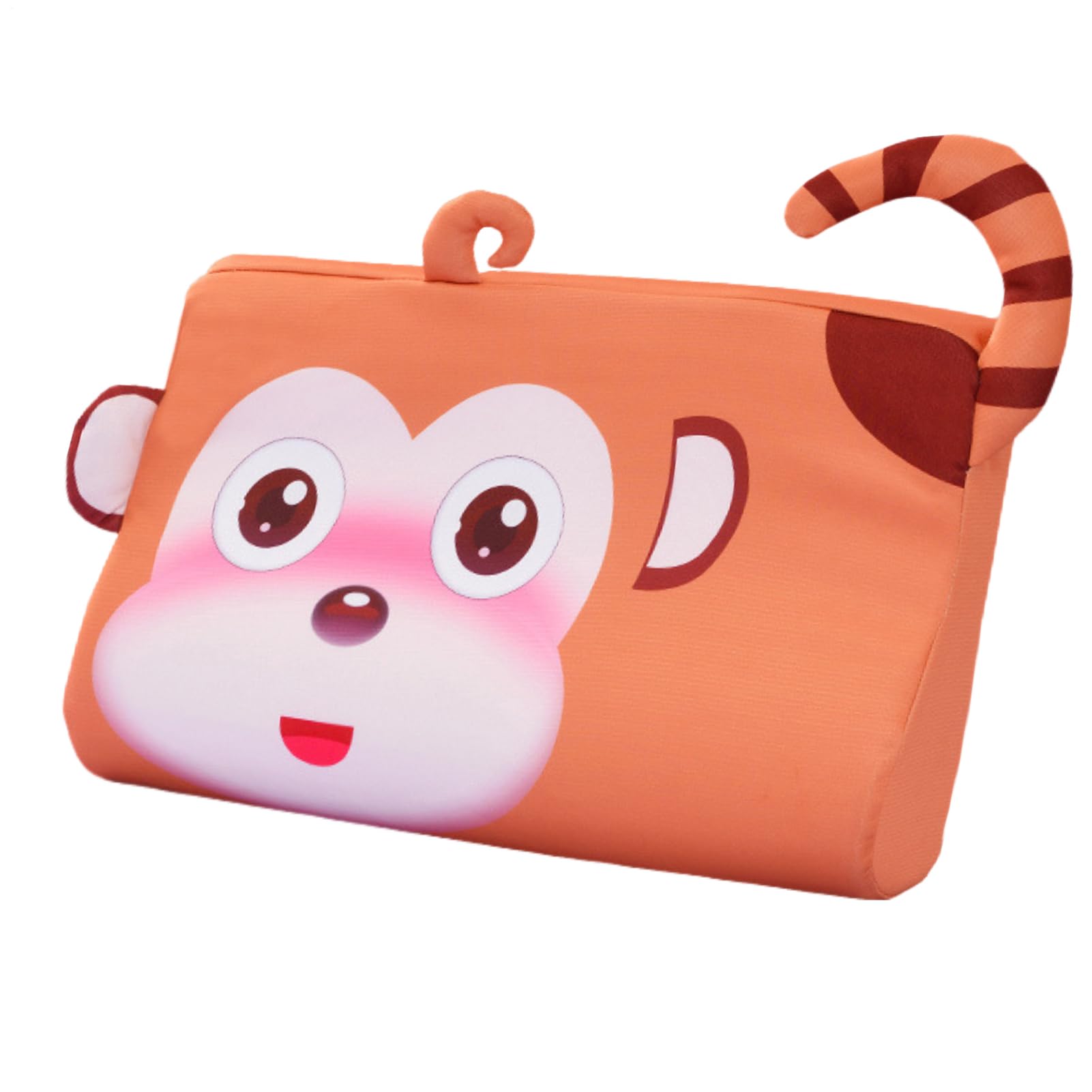 Oreiller enfant 45x27 cm ergonomique en coton doux pour crèche et siège auto