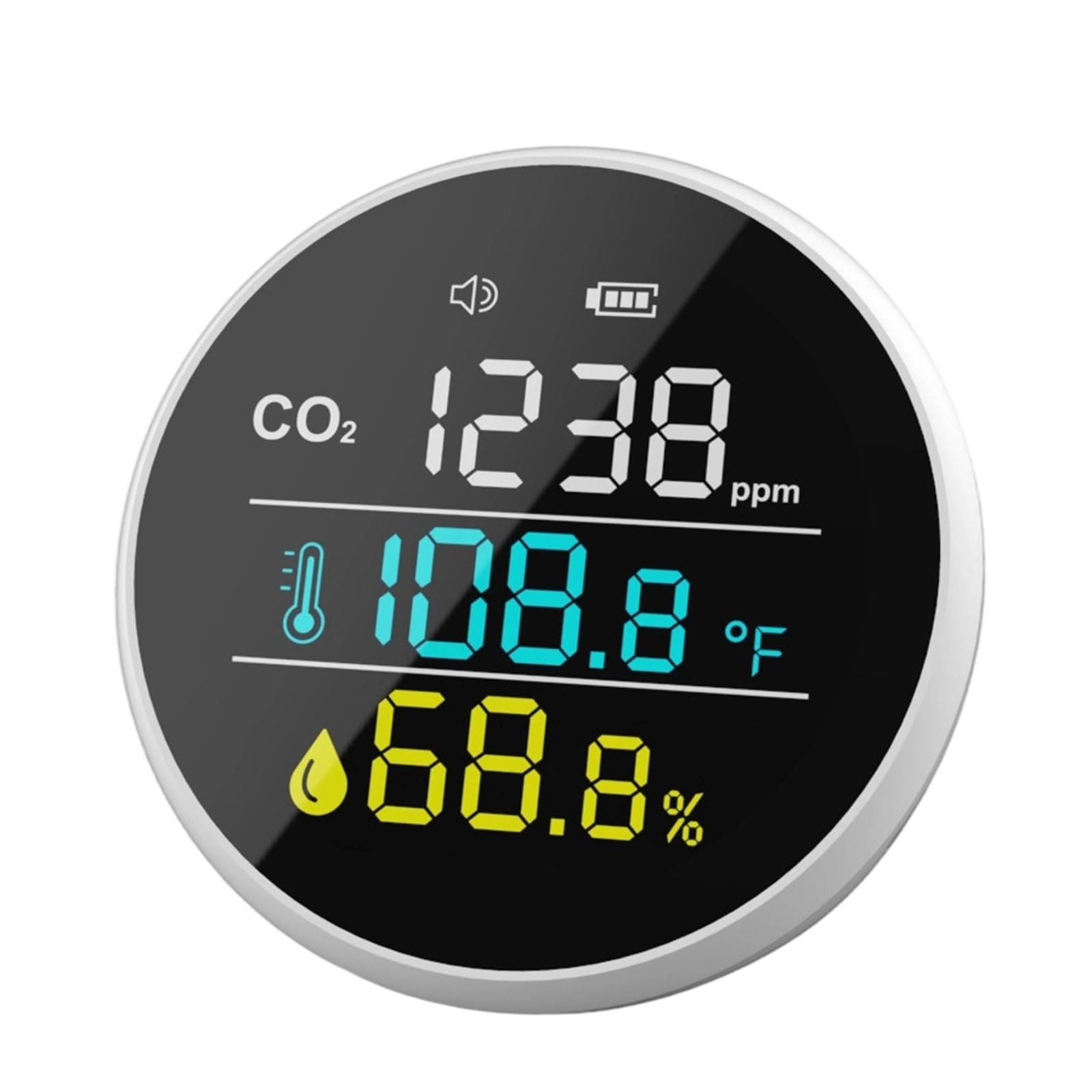 Igrometro per ispettore ' per la concentrazione CO2