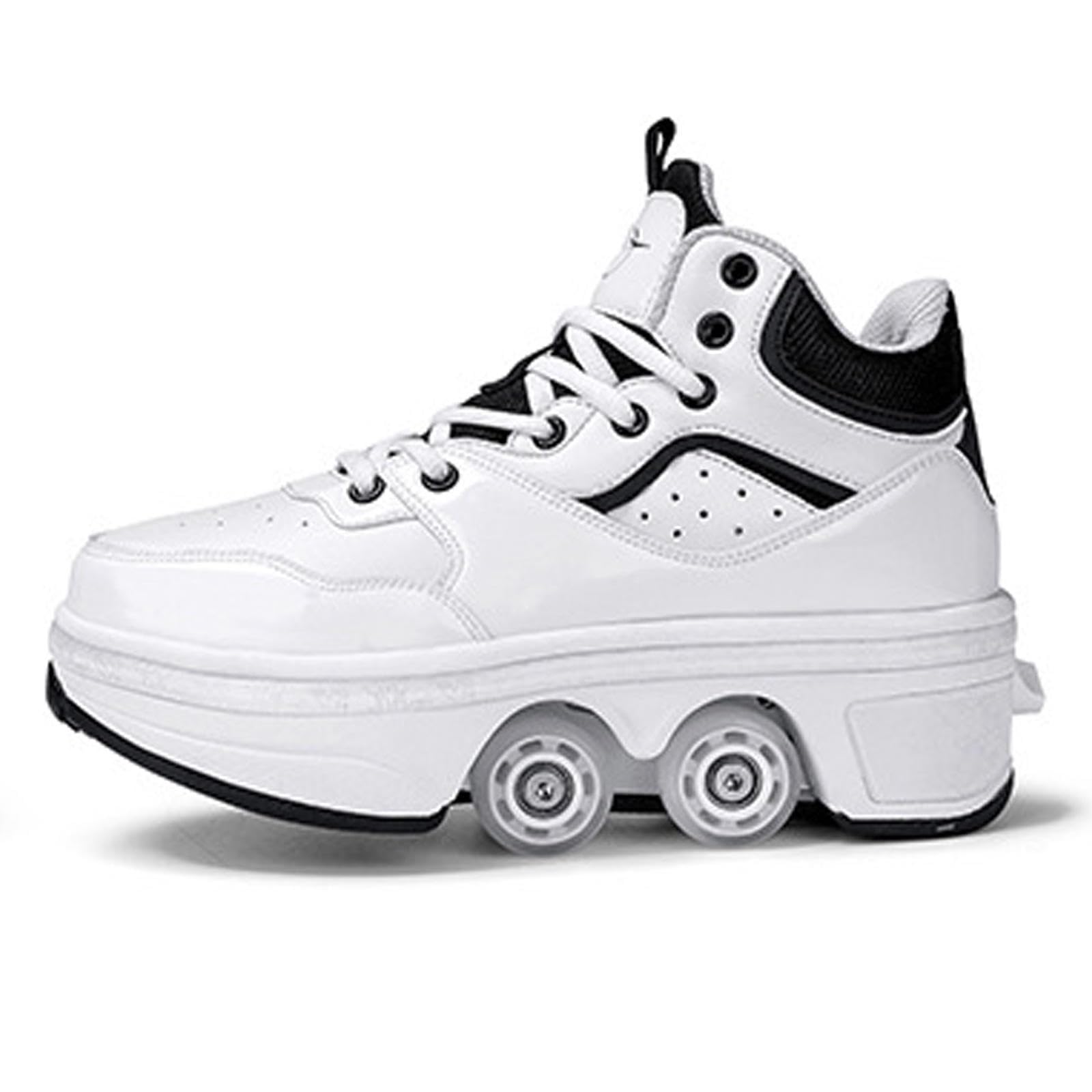 Roller Skate Schuhe Parkour Casual Retractable Deformation Roller Schuhe Skate Schuhe mit Rad