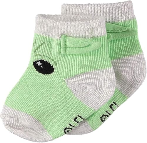 Miniatura 5 de Star Wars Paquete de 3 botines Mandalorian The Child para bebés para bebé, paquete múltiple de calcetines para bebé de Yoda (paquete de 3, 0 a 12