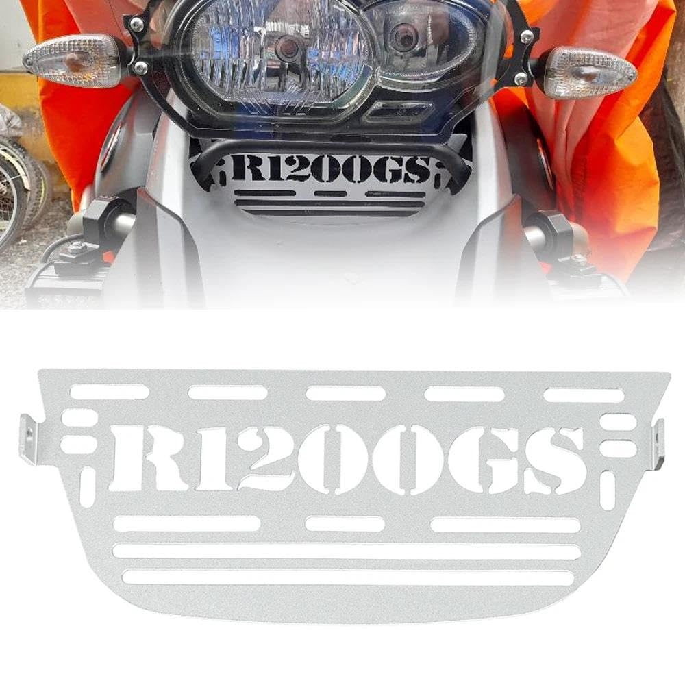 copertura faro moto Per BMW Per R1200GSA Per R 1200 GS Per R1200GS Adv 2004-2008-2012 Moto In Acciaio Faro Protezione Copertura Protezione Griglia Di Protezione Mascherina Portafaro (Colore : A