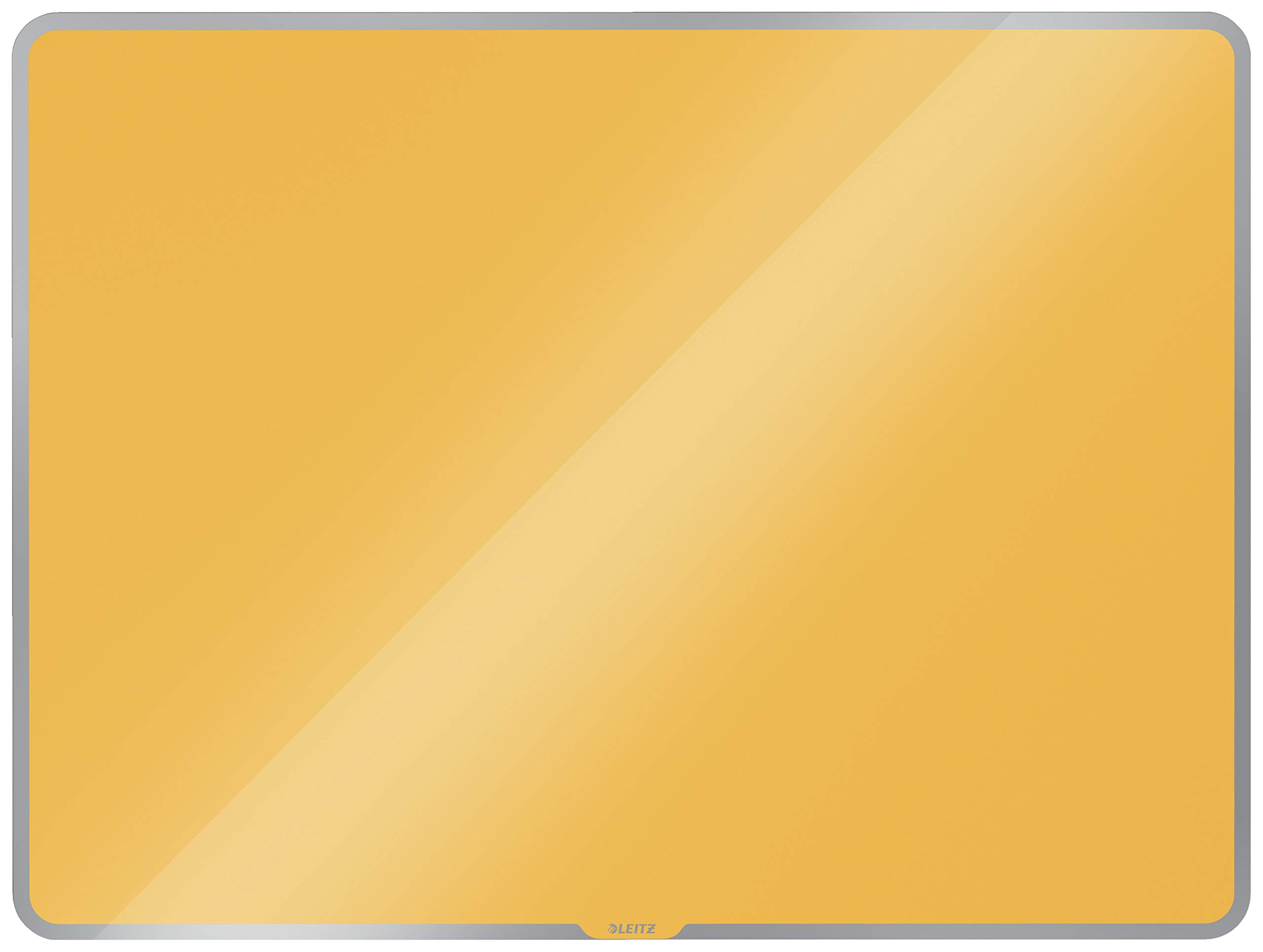 Leitz Magnetic Glass Whiteboard, 800 x 600, Cosy Range, Warm Yellow, 70430019