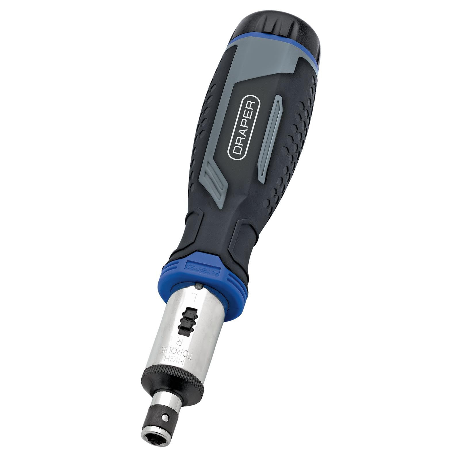 Draper Soft Grip Ratchet Screwdriver And Bit Set 1/4In (13 Piece) Pk 1 13440