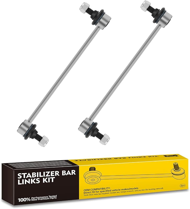 Par de bieletas dianteiras da barra estabilizadora TOVASTY para Chevy Equinox, GMC Terrain e outros modelos
