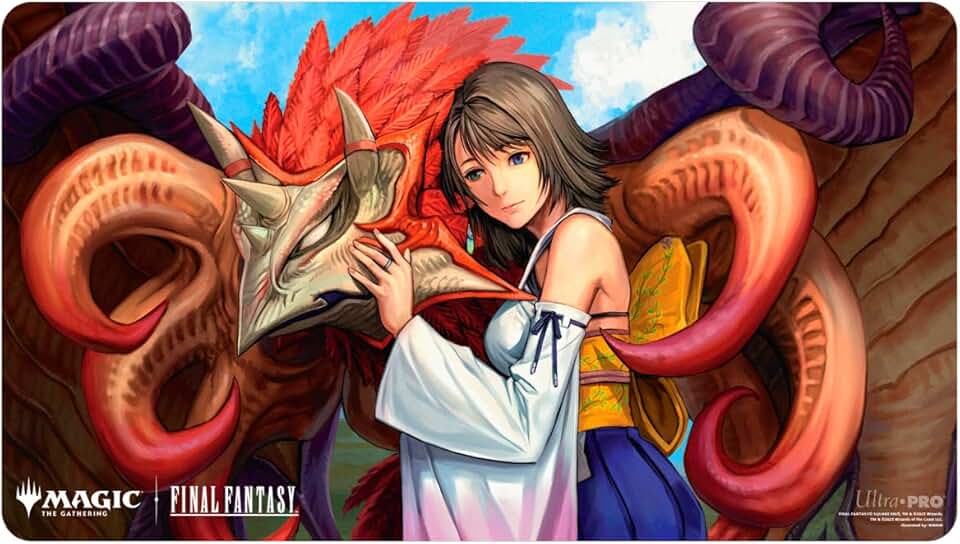 Ultra PRO - Final Fantasy x Universes Beyond Yuna, Hope of Spira Playmat for Magic: The Gathering | Card Game Playmat, Final Fantasy Collectibles, Desk Mat Mousepad